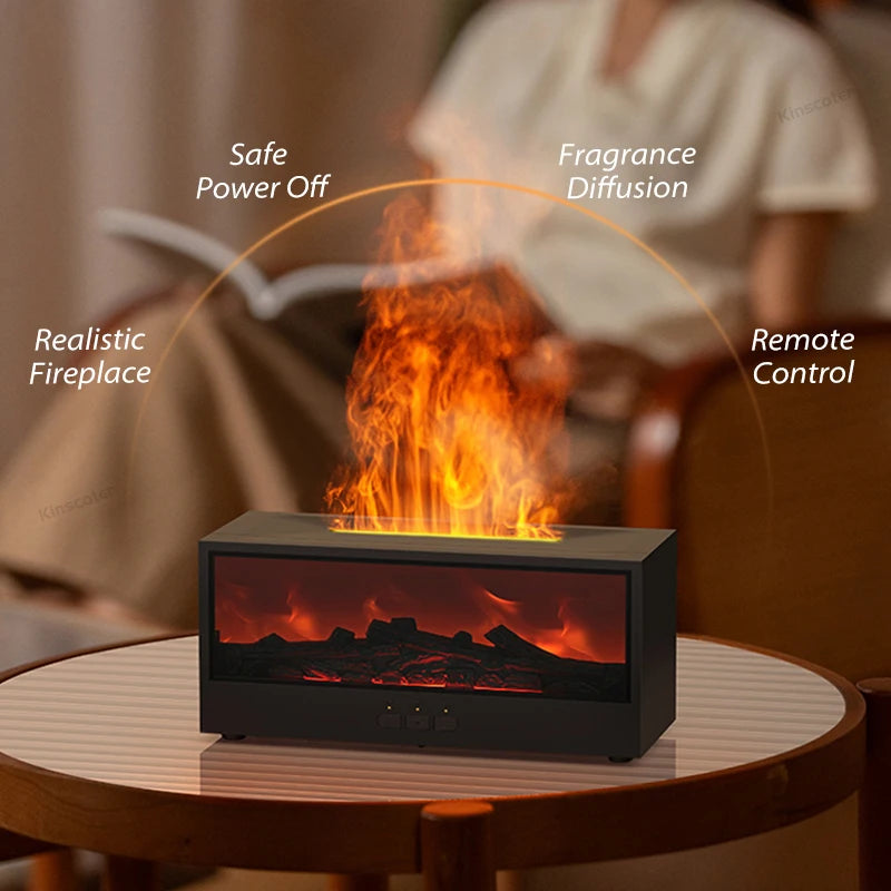 Aromatherapy Flameless Fireplace Diffuser
