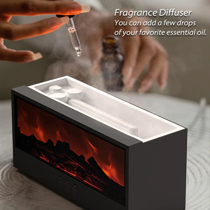 Aromatherapy Flameless Fireplace Diffuser