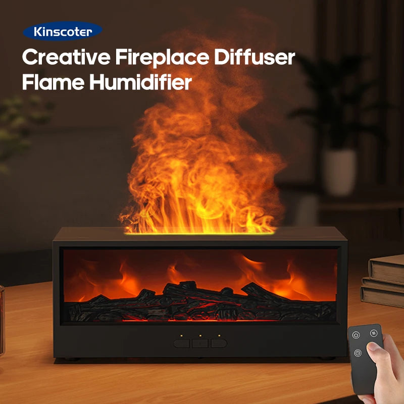 Aromatherapy Flameless Fireplace Diffuser